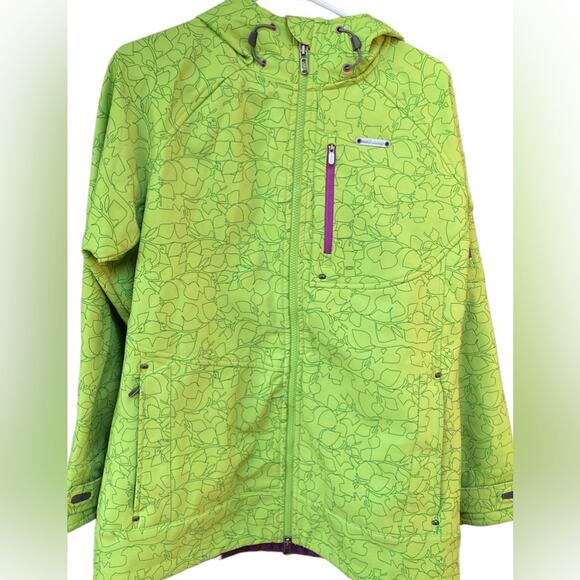Under Armour Women's Viscosity Softshell Ski Jacket (Green Floral) - Size M - Picture 6 of 6